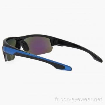 Lunettes de soleil semi-montantes de sport succinct de vente chaude